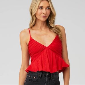 Line & Dot Rianne Tank Top Red